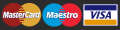 Maestro, Master Card, and Visa all accepted
