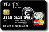 FairFX travel money card
